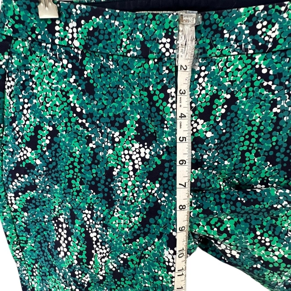 Boden Trouser Pants Womens 6 LONG Green Sea Grapes Taper‎ Stretch Modern Comfort - Picture 9 of 15
